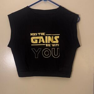Star Wars Workout Crop Top